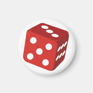 Red Dice Magneet