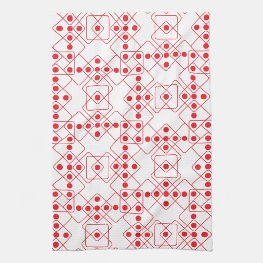 Red Dice Theedoek (Verticaal)