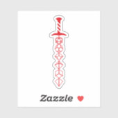 Red Dice Zwaard van de Bloedjager Sticker (Vel)