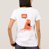 Red dieren, eet mensen t-shirt (Achterkant)