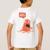 Red dieren, eet mensen t-shirt (Achterkant)