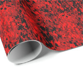 Red Digital Camo (AOM-ontwerp) Cadeaupapier (Rol Hoek)
