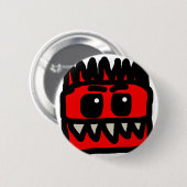 Red Dinosaur Merch Ronde Button 5,7 Cm (Voorkant /achterkant)