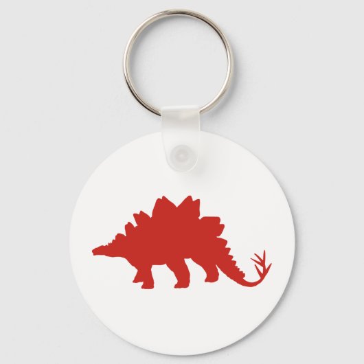 Red Dinosaur Sleutelhanger (Voorkant)