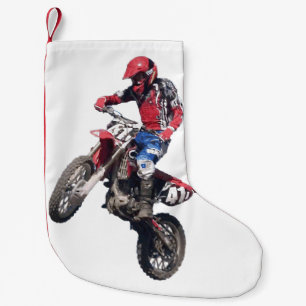 Red Dirt Bike Kleine Kerstsok