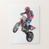 Red Dirt Bike Legpuzzel (Verticaal)