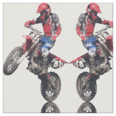 Red Dirt Bike Stof (Close Up)