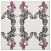 Red Dirt Bike Stof (Swatch)