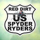 Red Dirt Chapter - Decal Hoofdstuk Logo (Vel 3)