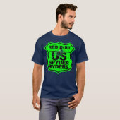 Red Dirt Chapter - Logo Veiligheids Groen T-shirt (Voorkant volledig)