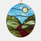 Red Dirt Road in PEI Summer Keramisch Ornament (Links)