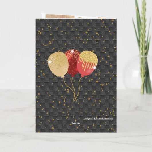 Red Disco Afstuderen Bedankt (Achterkant)