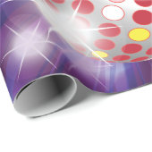 Red Disco Ball Cadeaupapier (Rol Hoek)