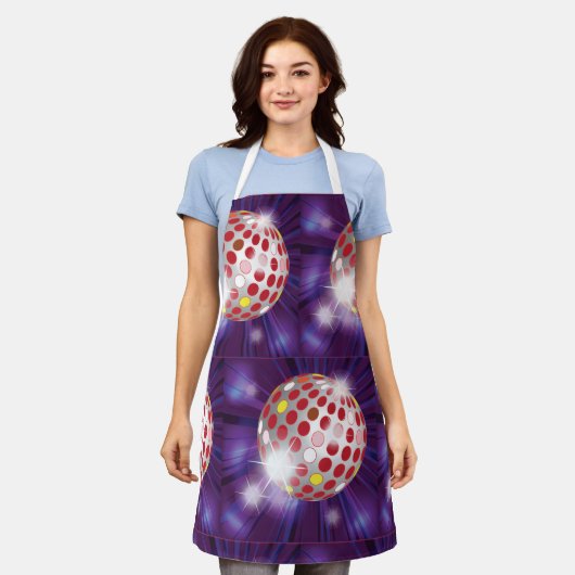 Red Disco Ball Schort (Gedragen)