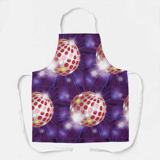 Red Disco Ball Schort (Voorkant)