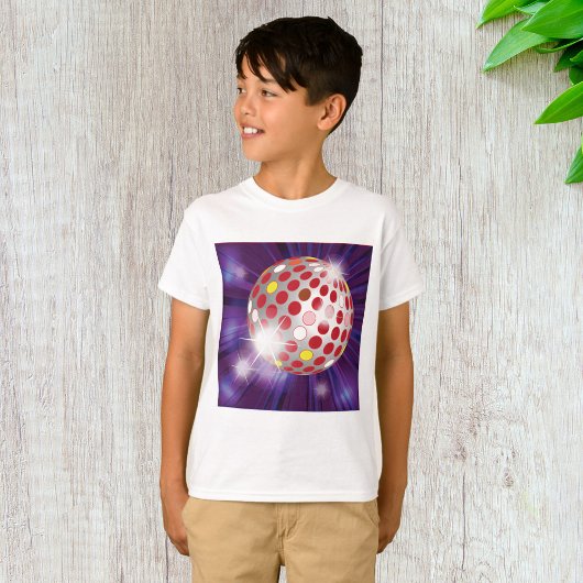 Red Disco Ball T-shirt