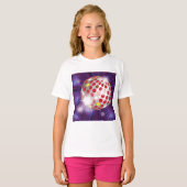 Red Disco Ball T-shirt (Voorkant volledig)