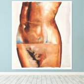 Red Diver 2000 Canvas Afdruk (Insitu (Houten vloer))