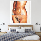 Red Diver 2000 Canvas Afdruk (Insitu (Slaapkamer))