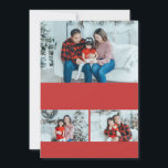 Red DIY 5x7 3Photo Collage Sjabloon<br><div class="desc">DIY lege sjabloon 5x7 3 fotocollage</div>