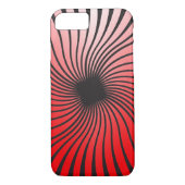 Red Dizzy Spiral Case-Mate iPhone Case (Achterkant)