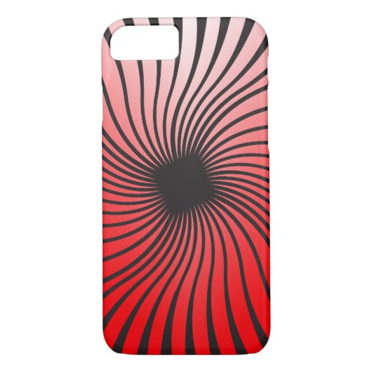 Red Dizzy Spiral Case-Mate iPhone Case (Achterkant)