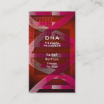 Red DNA Medical Science Modern Visitekaartje<br><div class="desc">Een modern professioneel visitekaartje met een medische wetenschap,  met rood DNA. Ontworpen door: Thisnotme©</div>