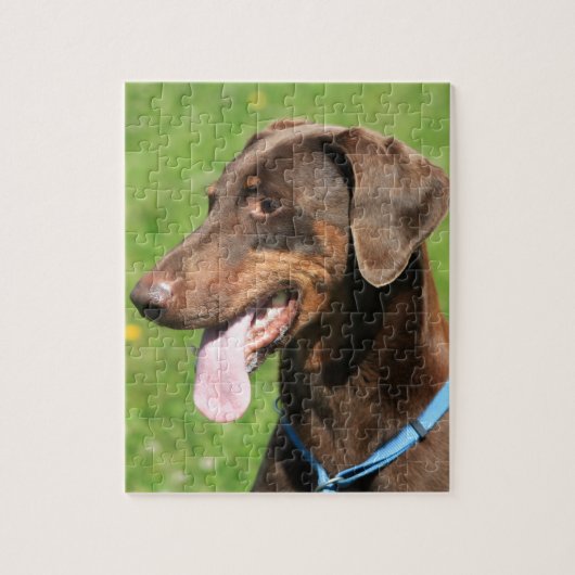 Red doberman legpuzzel (Verticaal)