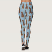 Red Doberman Pinscher Leggings (Achterkant)