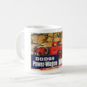 Red  Dodge Power Wagon Koffiemok (Voorkant links)