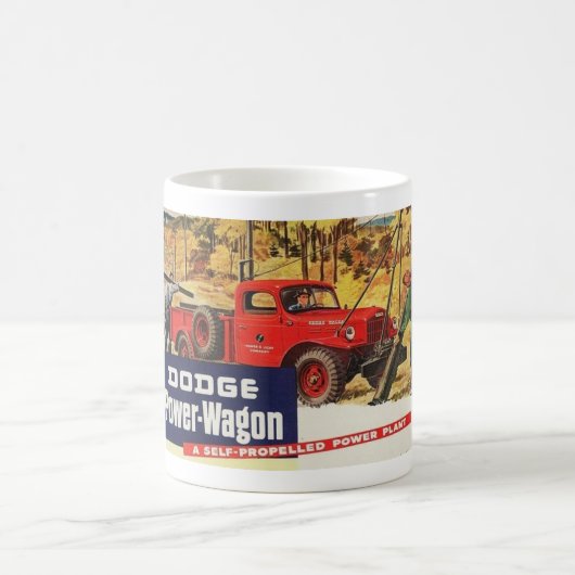 Red  Dodge Power Wagon Koffiemok (Center)