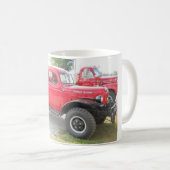 Red Dodge Power Wagon Koffiemok (Voorkant rechts)