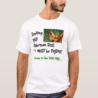 Red Dog Doberman T-Shirt