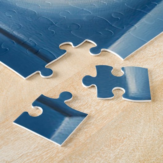 Red Dog Genieten van Schilderachtig Car Ride Art P Legpuzzel (Zijkant)