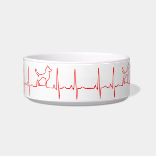 Red Dog Heartbeat Bowl Voerbakje