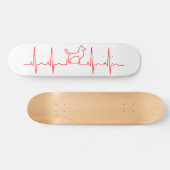 Red Dog Heartbeat-skateboard Persoonlijk Skateboard (Horizontaal)