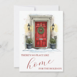 Red Door Vastgoed Marketing Kerstmis Notitiekaartje