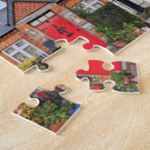 Red Doors of Dublin Ireland Jigzaag Puzzle Legpuzzel (Zijkant)