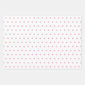 Red Dot and Plaid Christmas Collection Inpakpapier Vel (Voorkant 2)