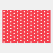 Red Dot and Plaid Christmas Collection Inpakpapier Vel (Voorkant)