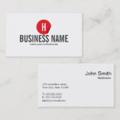 Red Dot Bodybuilding Visitekaartje (Voorkant / Achterkant)