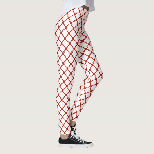 Red Dot Pattern Leggings (Rechts)