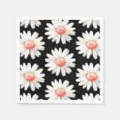 Red Dotted Daisy's Servet (Voorkant)