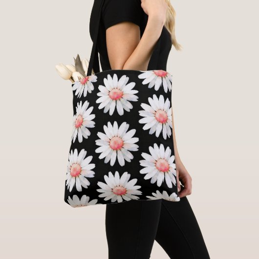 Red Dotted Daisy's Tote Bag (Dichtbij)