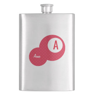 Red Dotty gepersonaliseerd Monogram Flacon