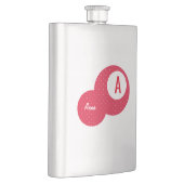 Red Dotty gepersonaliseerd Monogram Flacon (Rechts)