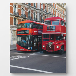 Red Double Decker Buses Fotoplaat