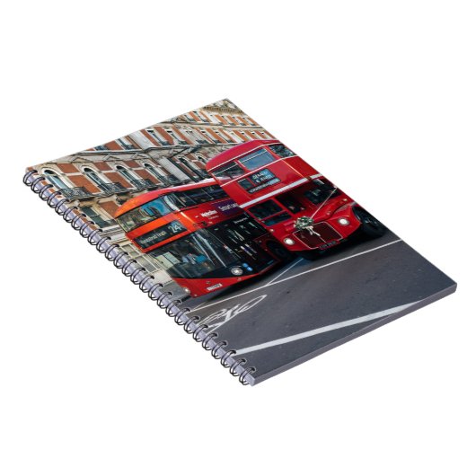 Red Double Decker Buses Notitieboek (Rechterzijde)