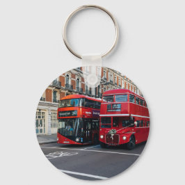 Red Double Decker Buses Sleutelhanger