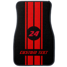 Red Double Race Stripes | Personaliseren